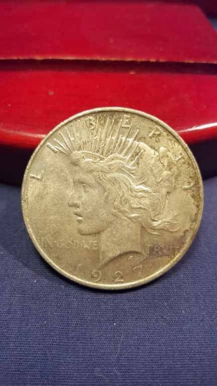 1927d Peace Dollar