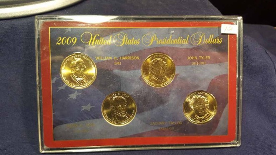 4pc 2009 Presidential Dollar Set