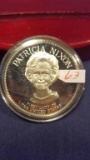 Sterling Silver Patricia Nixon--1st Lady of the United States