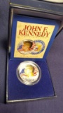 1964 Silver Colorized Kennedy Half