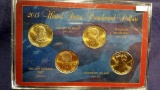 4pc 2013 UNC Presidential Dollars