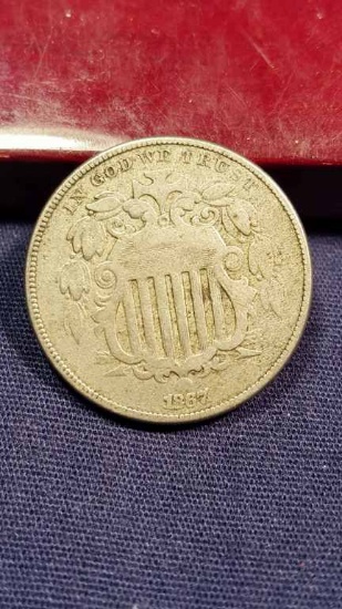 1867 Shield Nickel