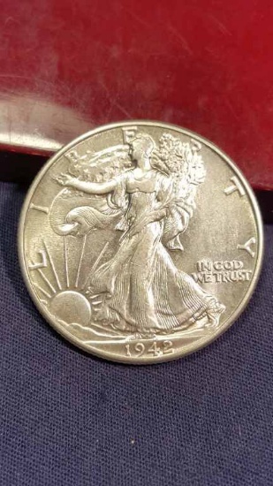 1942 Walking Liberty Half Dollar