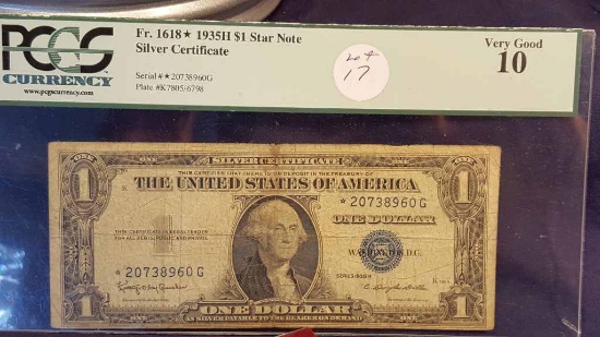 1935-H $1 Star Silver Certificate