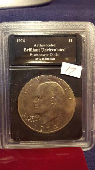 1974 Eisenhower Dollar