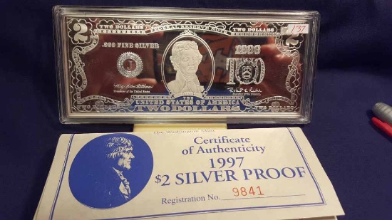200 Lot Coin Auction - Platinum & Silver