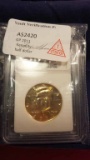 24kt Gold Enhanced 2011 JFK Half Dollar