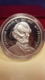 Silver Plated Abe Lincoln Round
