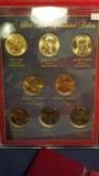 2009 8pc UNC Presidential Dollar Set