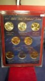 2011 8pc UNC Presidential Dollar Set