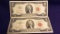 1963 & 1963A $2 Red Seal