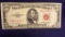 1953-A $5 US Note Red