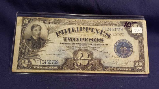 Series 66 2 Pesos Victory Note