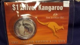 2004 1ozt .999 Silver Australian Kangaroo Frosted