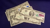 6—UNC 1976 $2 Bills 1st Day Stamps—5 are in consec #