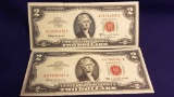 1963 & 1963A $2 Red Seal