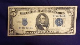 1934-D $5 Silver Certificate Blue Seal
