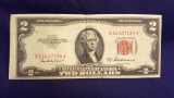 1953A $2 Bill Red Seal