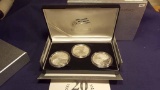 2006 3pc 20th Anniversary American Silver Eagle Coin Set