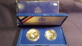 2pc Liberty Commem Set with Silver Dollar