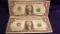 2—1981 UNC $1 Federal Reserve Notes
