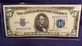 Really Nice and Crispy 1934 $5 Silver Certificate