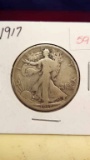 1917 Walking Liberty Half dollar
