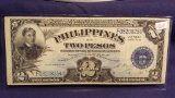 Series No 66 UNC Philippines 2 Pesos Victory Note