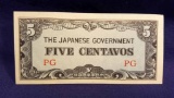 5 Centavos UNC Japanese