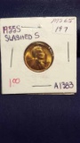 1955-S “Slashed S” BU Lincoln Cent
