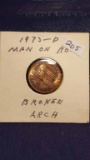1973-D “Man on Roof” BU Lincoln Cent