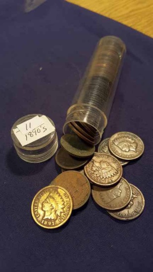 50—1890-1899 Indian Head Cents