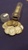 Roll of 50 Mercury Silver Dimes
