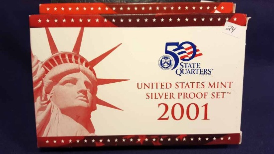 2001 Silver  Proof Set