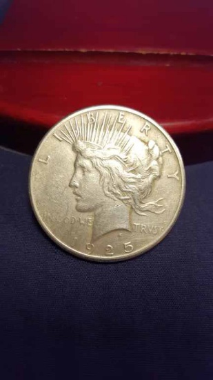 1925 Peace Silver Dollar