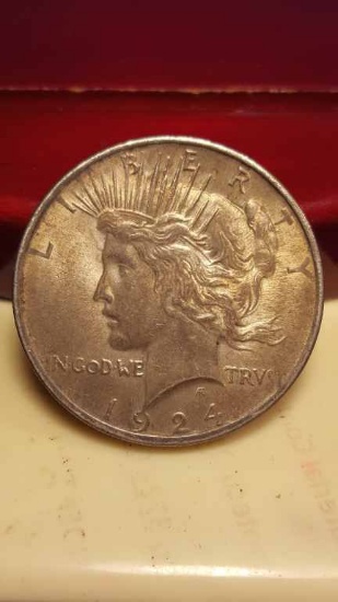Gorgeous 1924 Peace Silver Dollar