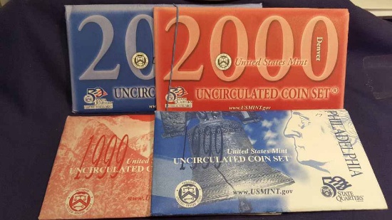 1999 & 2000 US Mint Sets
