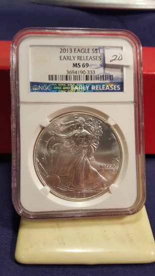 2013 American Silver Eagle NGC MS69