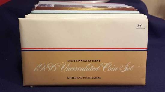 1986   Mint Set