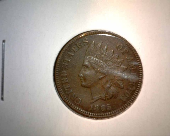 1865  Indian Head Cent