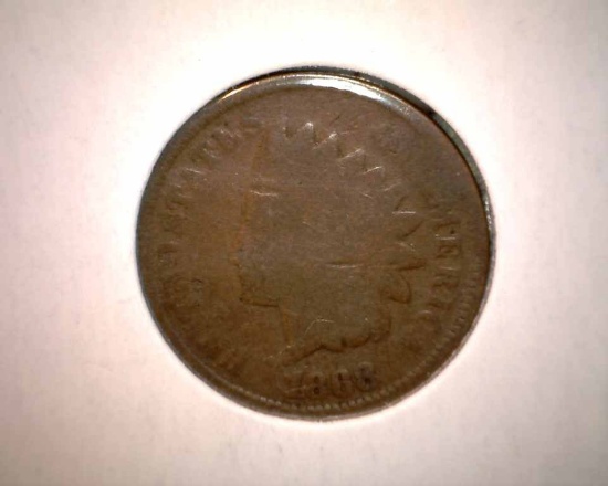 1868  Indian Head Cent