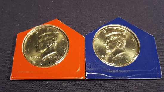 2011 P&D Kennedy Halves from mint set