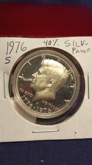 1976-S 40% Silver Proof Kennedy Half