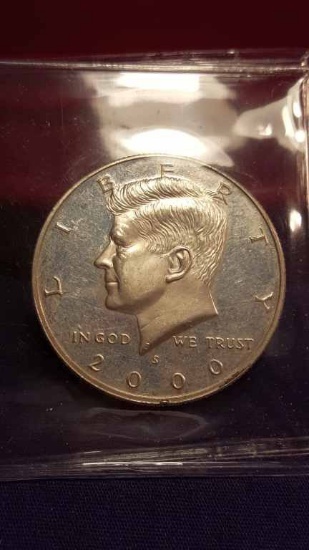 2000-S 90% Silver Proof Kennedy Half-was in circulation