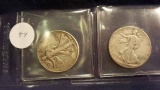 1942 & 1944 Walking Liberty Halves