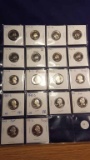 18x Proof Quarters from 1868 to 1998