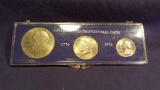 1976 Bicentennial Coin Set Not Silver—Dollar, Half & Quarter