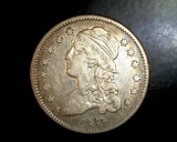 1837 Bust Quarter OBV Die Clash—Cleaned