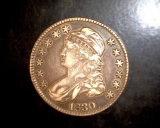 1830 Bust Half