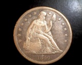 1860-O Seated Dollar—Cleaned